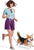 5.9-8.2ft Multifunctional Crossbody Rope Hands-Free Dog Leash